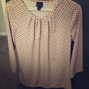 Worthington pink blouse